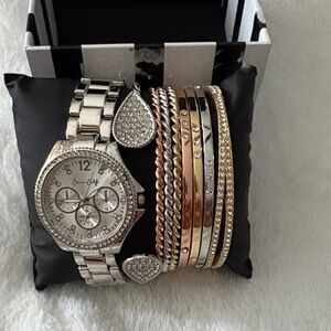 Jessica Carlyle Watch and Bracelet Set